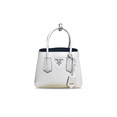 PRADA DOUBLE SAFFIANO LEATHER BAG 1BG443 (25*18.5*12.5cm)